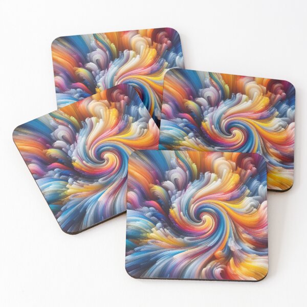 Item preview, Chromatic Vortex The Vivid Dance of Swirling Hues designed and sold by ArtComixHaven.