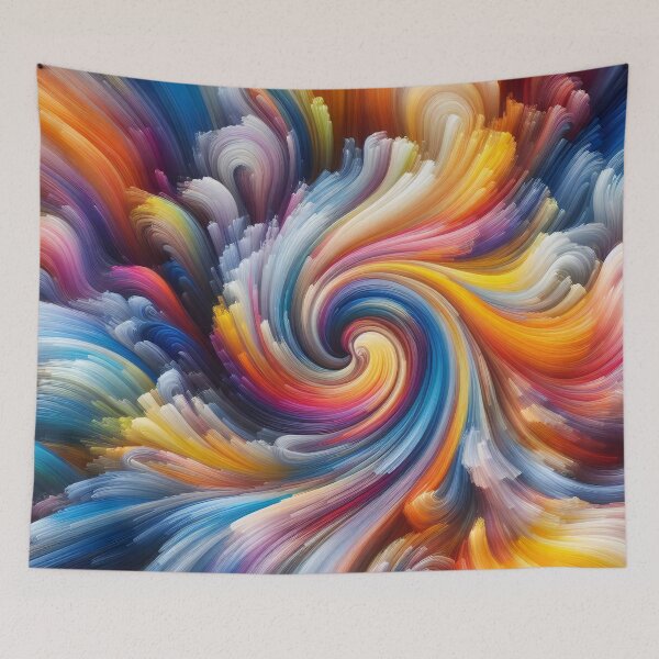 Item preview, Chromatic Vortex The Vivid Dance of Swirling Hues designed and sold by ArtComixHaven.