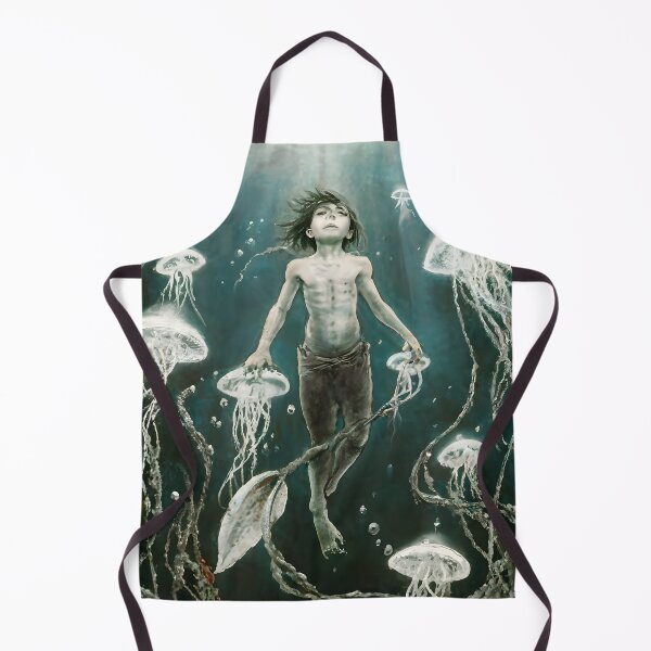 Item preview, Human-Mermaid Hybrid and Jellyfish - Desperate Boy designed and sold by MarinaFila.
