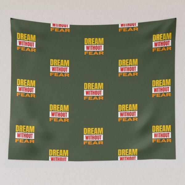 Item preview, Dream Without Fear | Green Background designed and sold by RM-Journey.