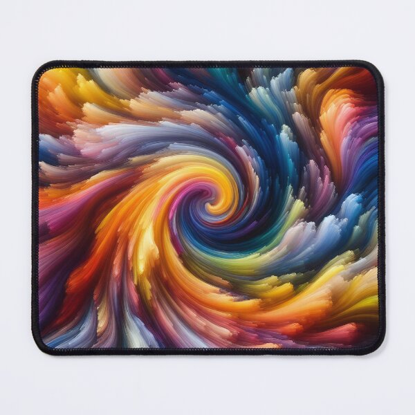 Item preview, Spectrum Swirl A Mesmerizing Twist of Colourful Harmony designed and sold by ArtComixHaven.
