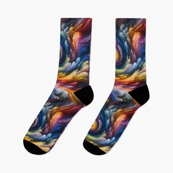 Item preview, Spectrum Swirl A Mesmerizing Twist of Colourful Harmony designed and sold by ArtComixHaven.