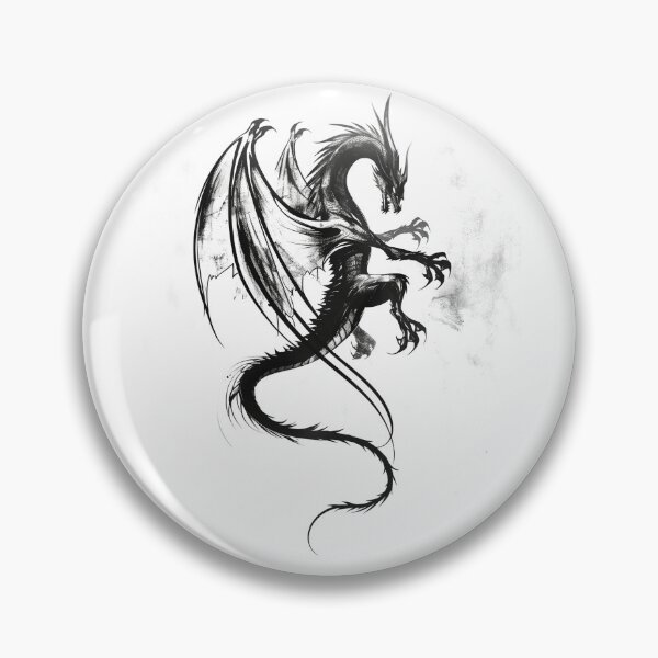 Item preview, Ink-style Dragon designed and sold by GobbleGoblin.