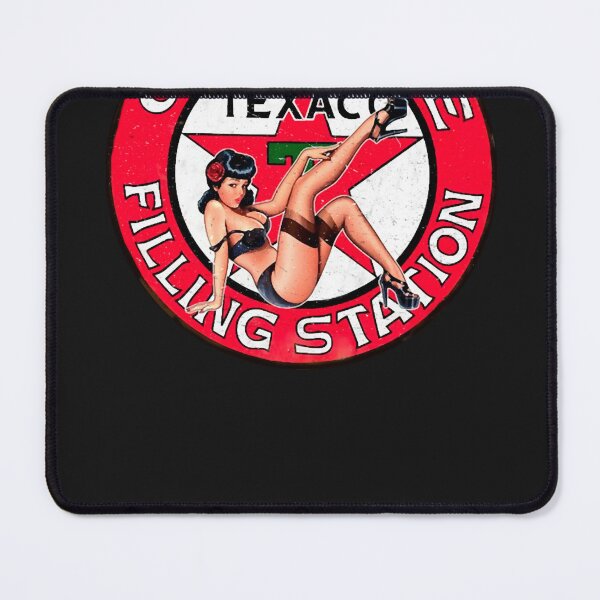 Item preview, Texaco gasoline pin up vintage sign designed and sold by JonathanBaumann.