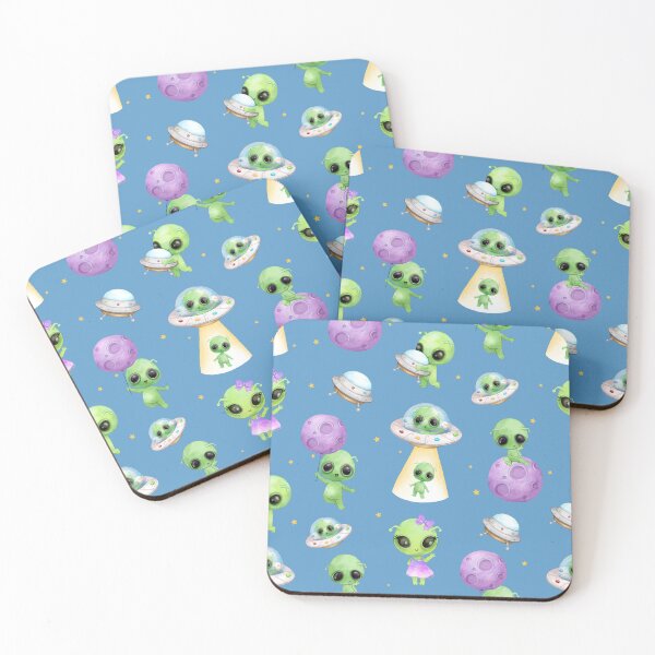 Item preview, Cute Aliens Pattern designed and sold by Snifferius.