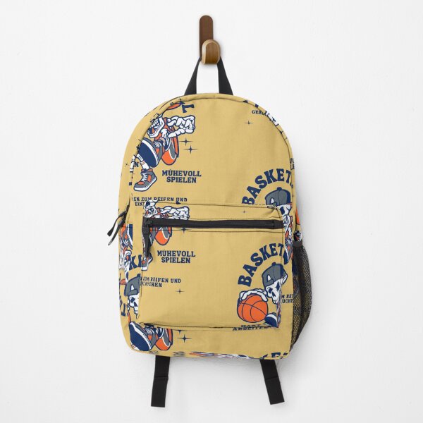 Item preview, BASKETBALL - Geboren, um zu dribbeln und zu dunken | Yellow Background designed and sold by RM-Journey.
