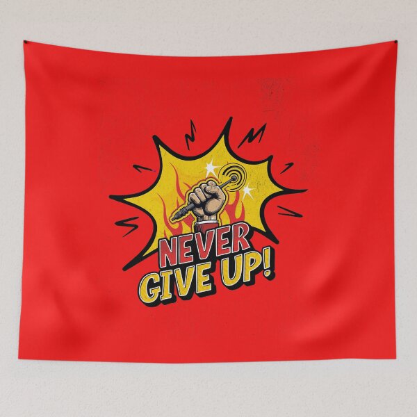 Item preview, Never Give Up Ham Radio Operator Ham Radio Amateur Radio Antenna Cool Gifts For Amateur Radio Lovers Radio Operators Amateur Radio Enthusiast designed and sold by Waves-of-Art.