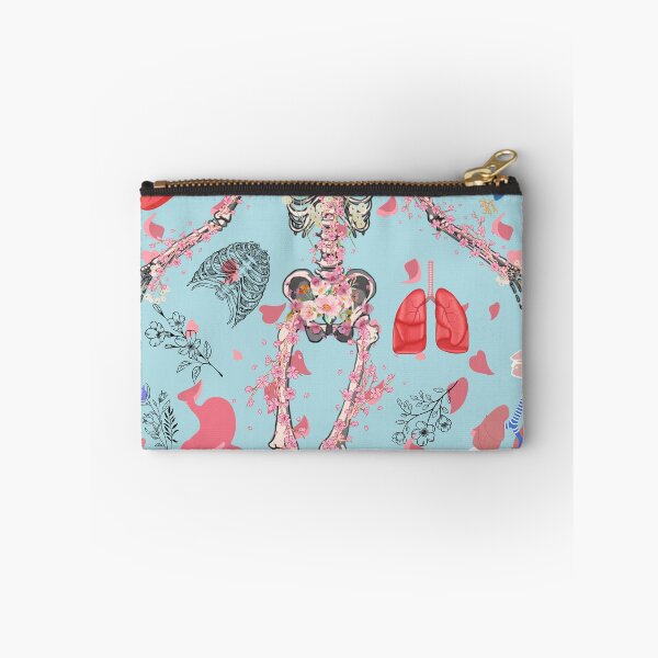 Item preview, Human anatomy, skeleton and flowers designed and sold by Mil-Lunas.