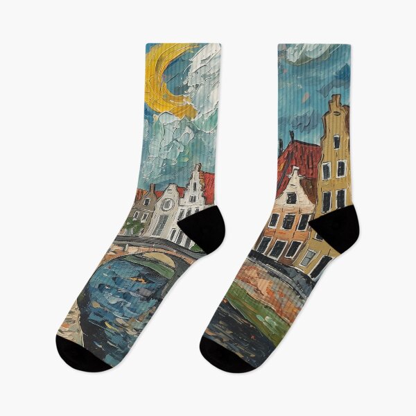 Item preview, s-Hertogenbosch | Painting in the style of Vincent van Gogh designed and sold by ComicsFactory.