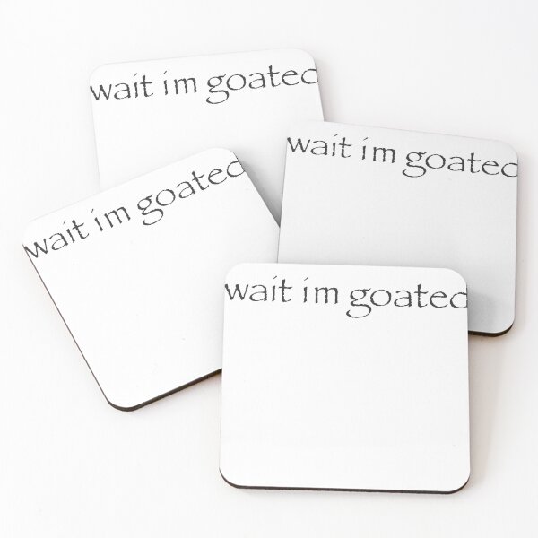 Item preview, Wait I'm Goated Papyrus Meme Irony  designed and sold by 4angelgoth4.