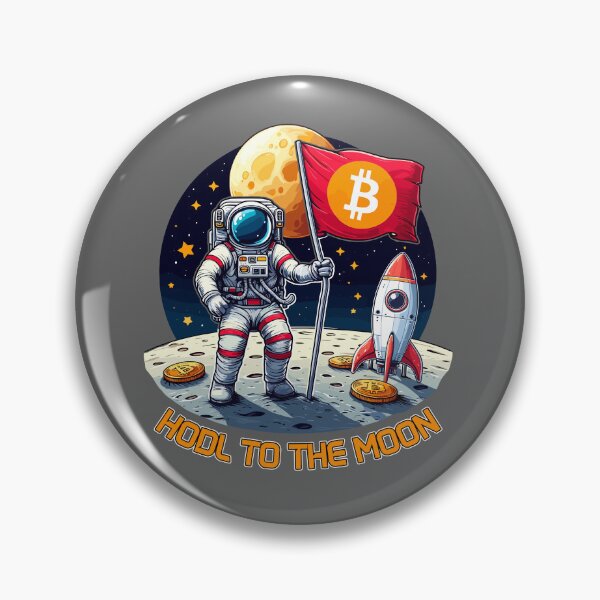 Artikelvorschau, Bitcoin to the Moon entworfen und verkauft von CryptoFunMerch.