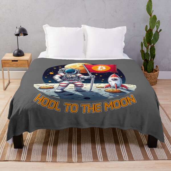 Item preview, Bitcoin to the Moon designed and sold by CryptoFunMerch.