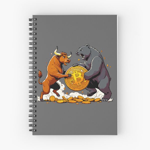Artikelvorschau, Stier vs Bär entworfen und verkauft von CryptoFunMerch.
