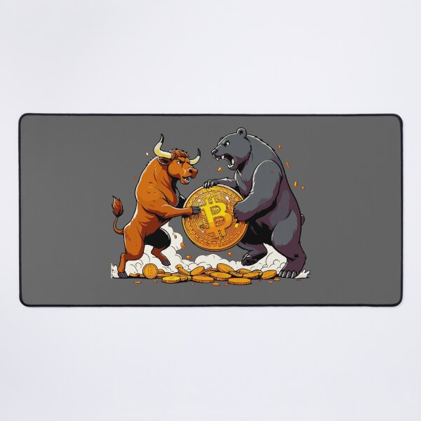 Artikelvorschau, Stier vs Bär  entworfen und verkauft von CryptoFunMerch.