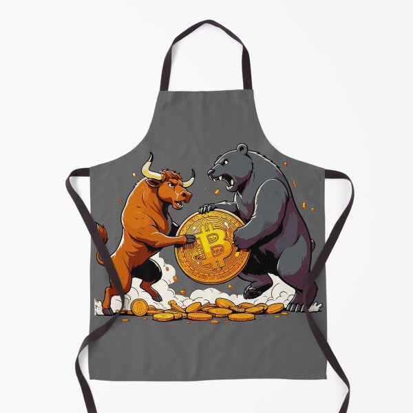 Artikelvorschau, Stier vs Bär  entworfen und verkauft von CryptoFunMerch.