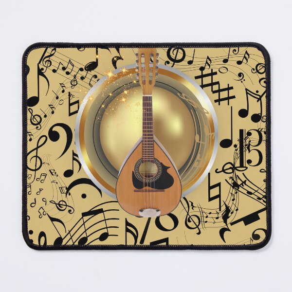 Item preview, Mandolin Music Everywhere Original Graphic Artwork designed and sold by BrightrDayMusicArt.