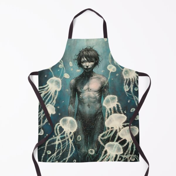 Item preview, Human-Mermaid Hybrid and Jellyfish - Desperate Boy designed and sold by MarinaFila.