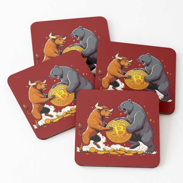 Item preview, Bull vs Bear designed and sold by CryptoFunMerch.