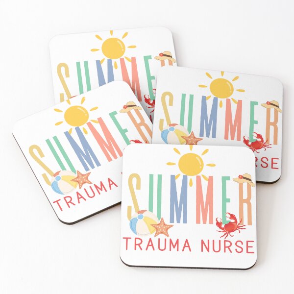 Item preview, Trauma Nurse (Summer) designed and sold by Whackadoodletee.