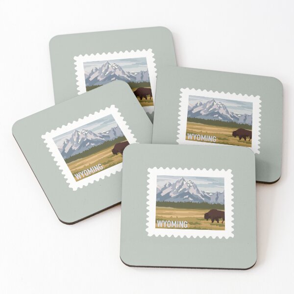 Item preview, Wyoming postage stamp  designed and sold by jjpostma13.