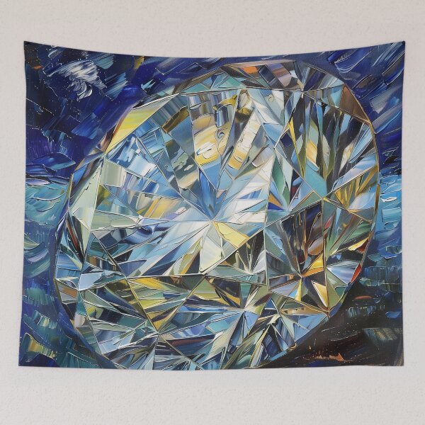 Item preview, A Diamond | Painting in the style of Vincent van Gogh designed and sold by ComicsFactory.