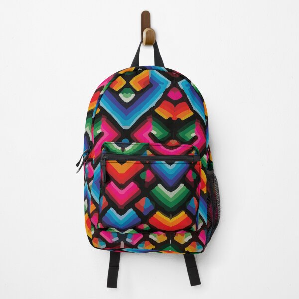 Item preview, Vibrant psychedelic mexican huichol maximalist decor folk art designed and sold by T-Mex.