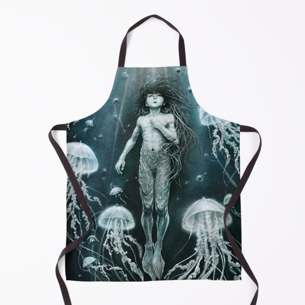 Item preview, Human-Mermaid Hybrid and Jellyfish - Desperate Boy designed and sold by MarinaFila.
