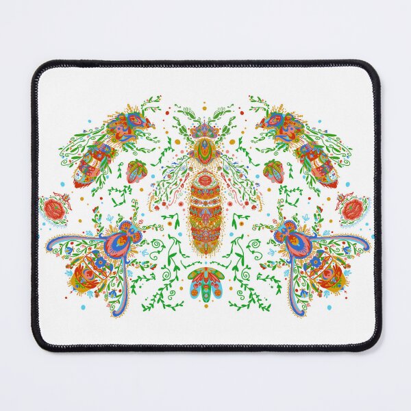 Item preview, honeybees in style of polish embroidery  designed and sold by eve-lazarski.