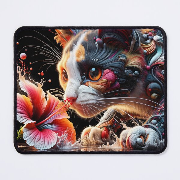 Item preview, Realm calico cat wallpaper 8k designed and sold by Keirnyx.