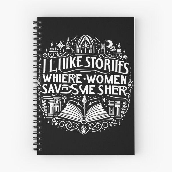 Item preview, i like stories where women save themselves designed and sold by Elouk.
