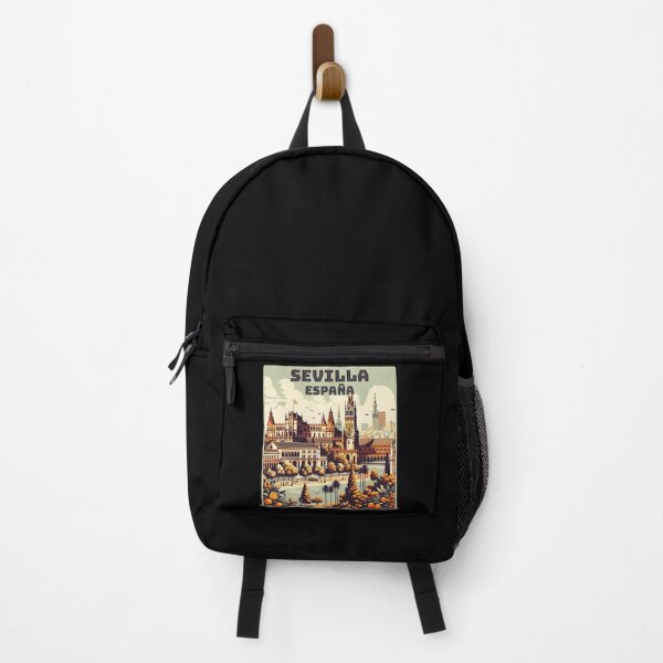 Artikelvorschau, Vintage Retro-Sevilla/Sevilla España Spanien Sehenswürdigkeiten Skyline. entworfen und verkauft von Unitepeople.