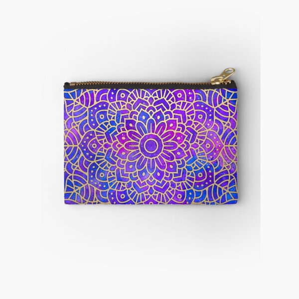 Item preview, Blue Purple and Gold Mandala designed and sold by Julie Erin Designs.