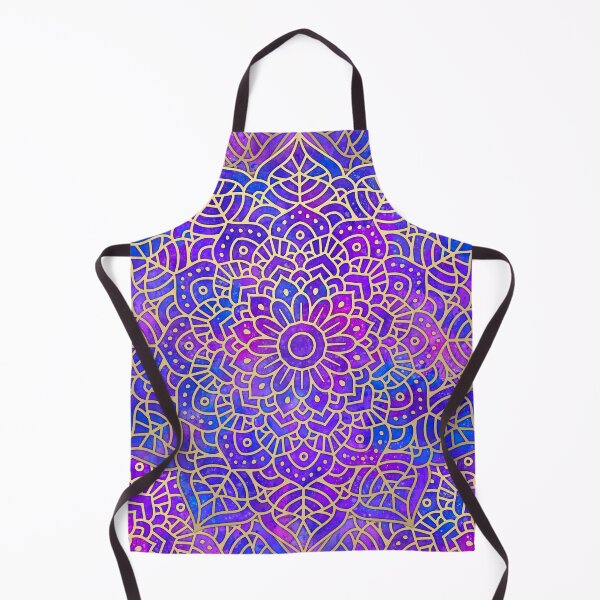 Item preview, Blue Purple and Gold Mandala designed and sold by Julie Erin Designs.