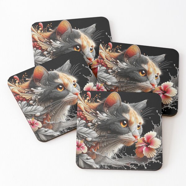Item preview, I smell life calico cat wallpaper 8k designed and sold by Keirnyx.