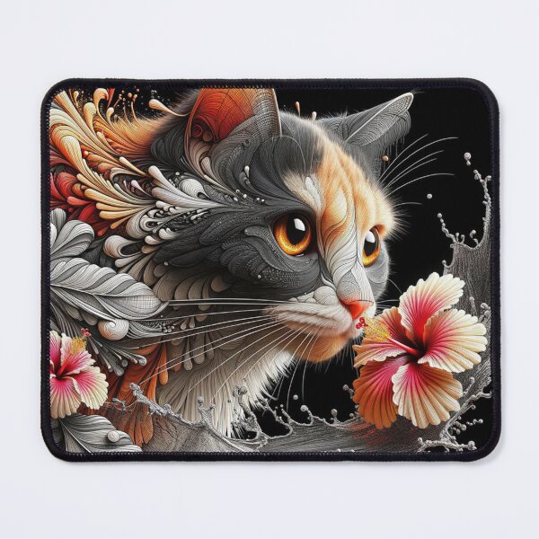 Item preview, I smell life calico cat wallpaper 8k designed and sold by Keirnyx.