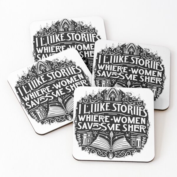 Item preview, i like stories where women save themselves designed and sold by Elouk.