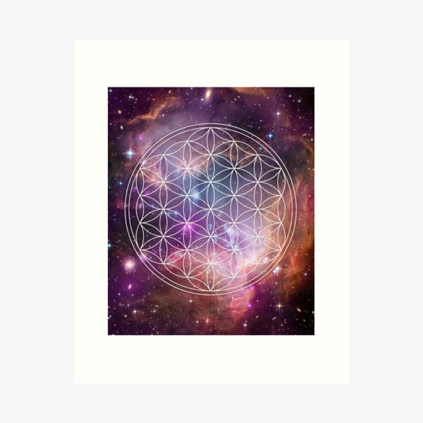 Item preview, Flower of Life Sacred Geometry designed and sold by Bluepress.