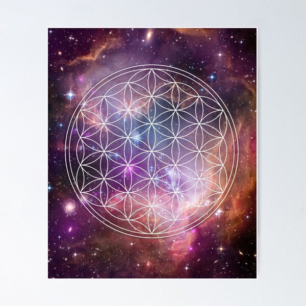 Item preview, Flower of Life Sacred Geometry designed and sold by Bluepress.