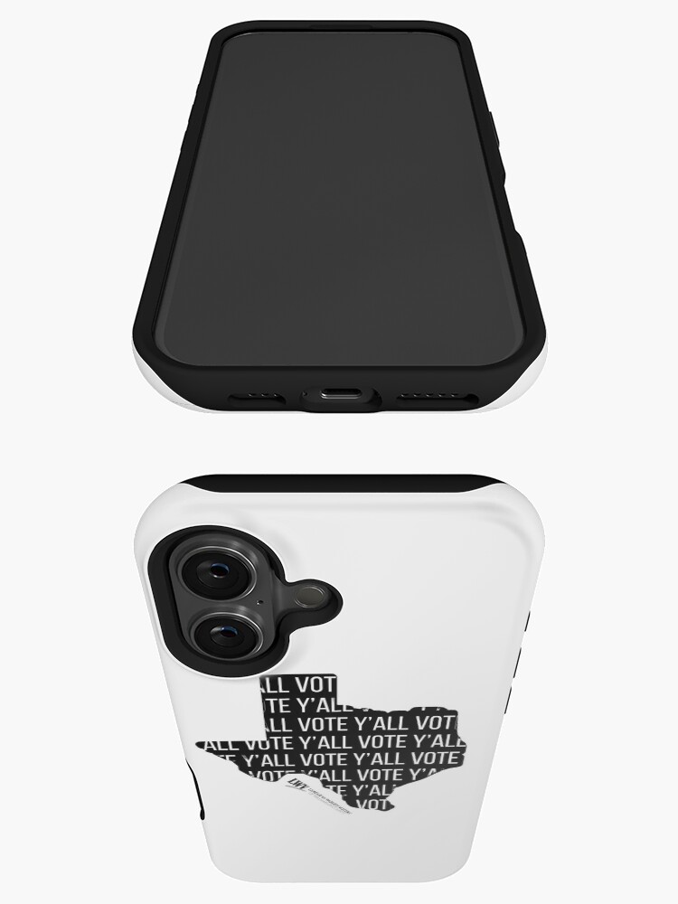 Thumbnail 3 of 4, iPhone Case, Vote Y'all Texas shape designed and sold by Lwvwilco.