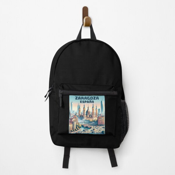Item preview, Vintage retro Zaragoza España spain Landmarks Skyline. designed and sold by Unitepeople.