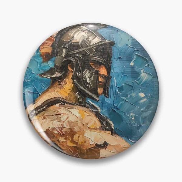 Artikelvorschau, Ein Gladiator | Gemälde im Stil von Vincent van Gogh entworfen und verkauft von ComicsFactory.