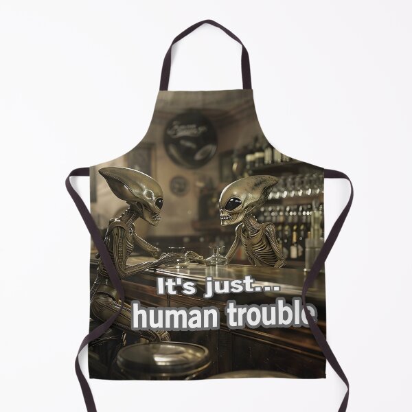 Item preview, Human Trouble designed and sold by Surreallytee.