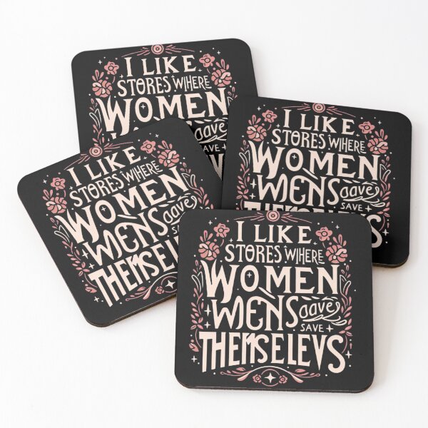 Item preview, i like stories where women save themselves classic t-shirt designed and sold by Elouk.