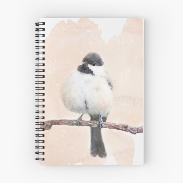 Item preview, Chickadee Digital Watercolor - Beige designed and sold by Shauna Kenworthy.