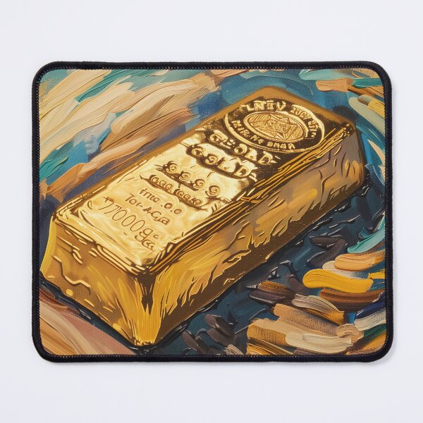 Item preview, A Gold bar | Painting in the style of Vincent van Gogh designed and sold by ComicsFactory.