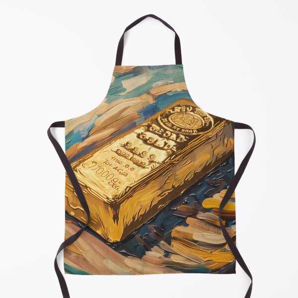 Item preview, A Gold bar | Painting in the style of Vincent van Gogh designed and sold by ComicsFactory.