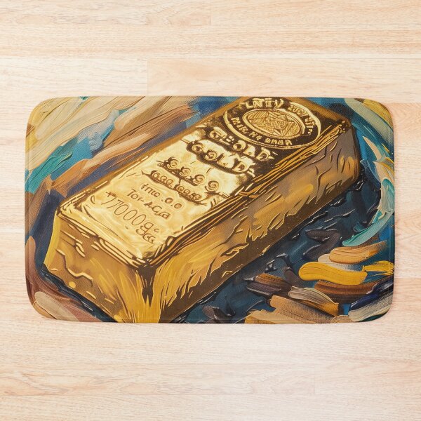 Item preview, A Gold bar | Painting in the style of Vincent van Gogh designed and sold by ComicsFactory.