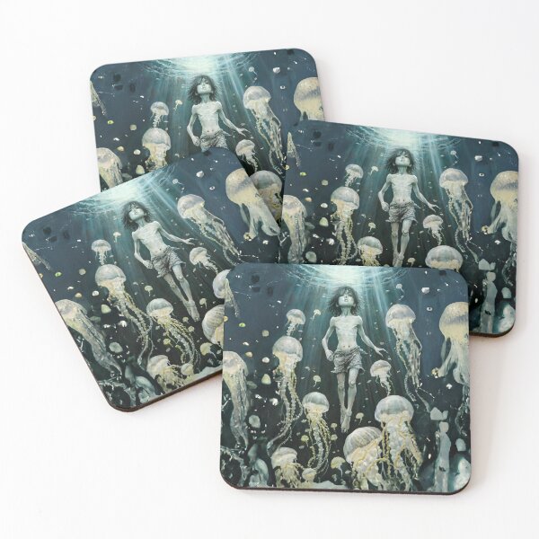 Item preview, Human-Mermaid Hybrid and Jellyfish - Desperate Boy designed and sold by MarinaFila.