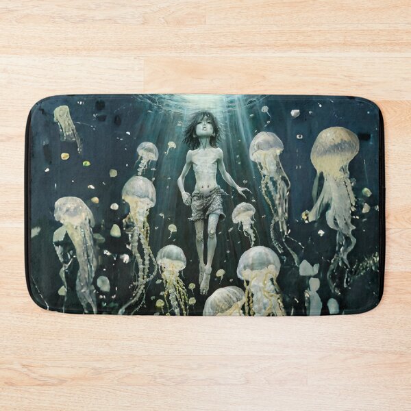 Item preview, Human-Mermaid Hybrid and Jellyfish - Desperate Boy designed and sold by MarinaFila.