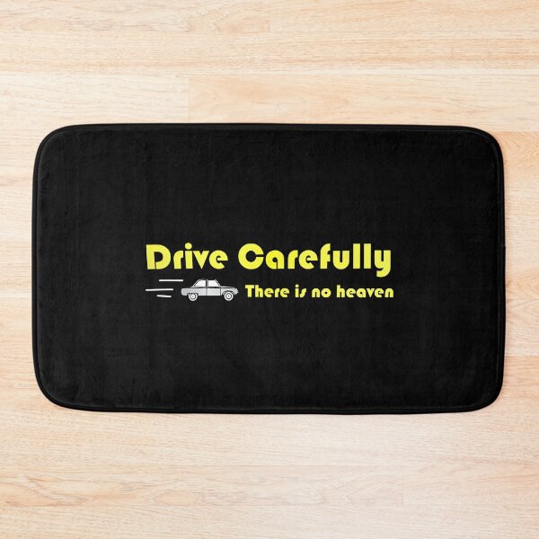 Item preview, Drive Carefully There is No Heaven Funny Bumper designed and sold by JustCrafted.